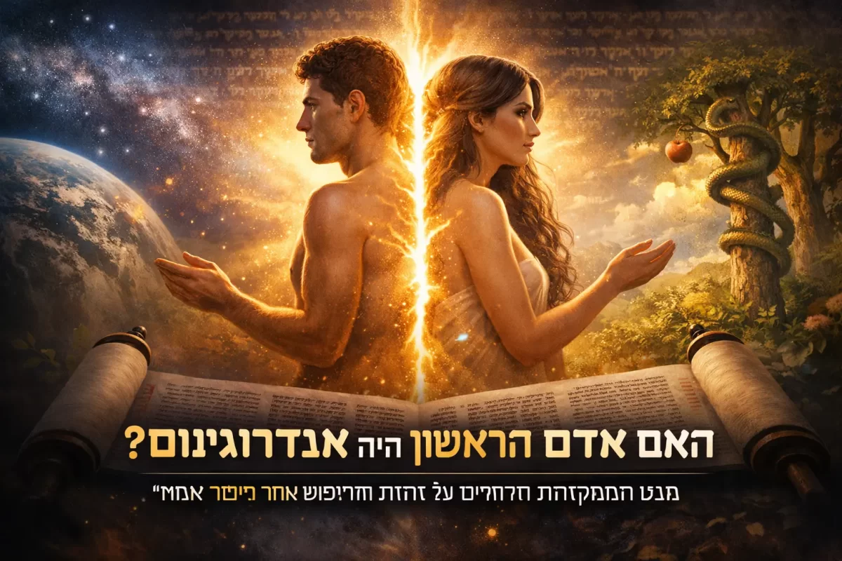 האם אדם הראשון היה אנדרוגינוס? מבט מפתיע מהמקורות היהודיים
