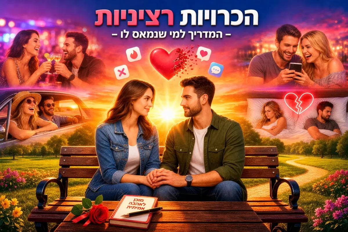 הכרויות רציניות - המדריך למי שנמאס לו