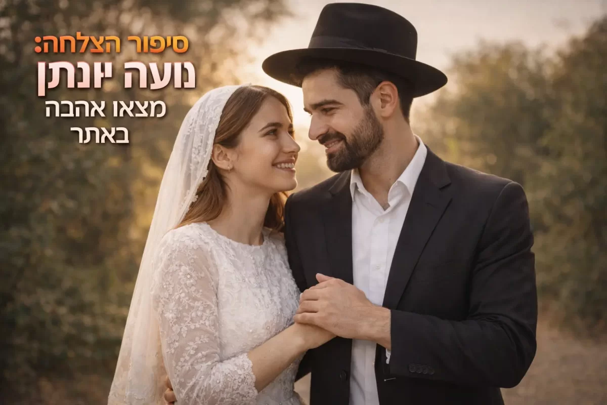 סיפור הצלחה: נועה ויונתן מצאו אהבה באתר