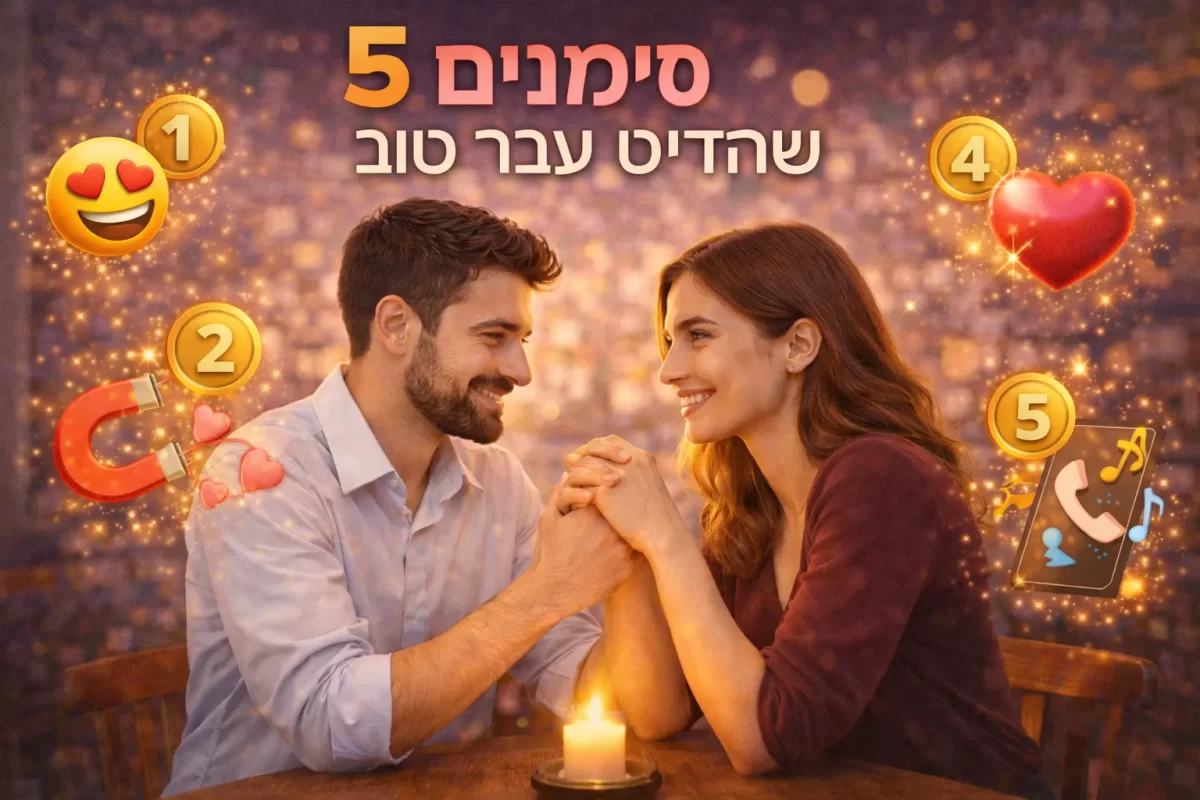 5 סימנים שהדייט עבר טוב